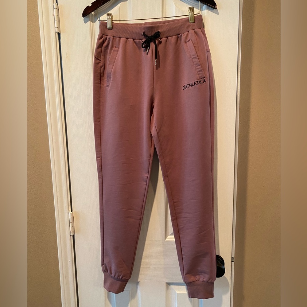 Joggers Giathletica Women’s Casual Medium NEW Athletic Pants Mauve